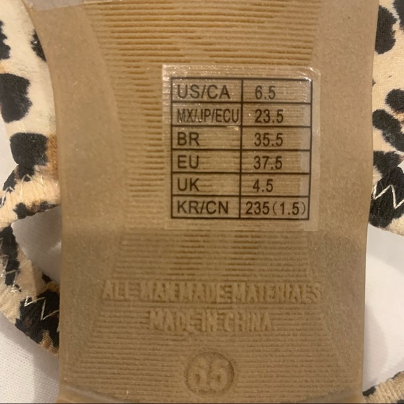 Leopard sandals - Picture 3 of 4